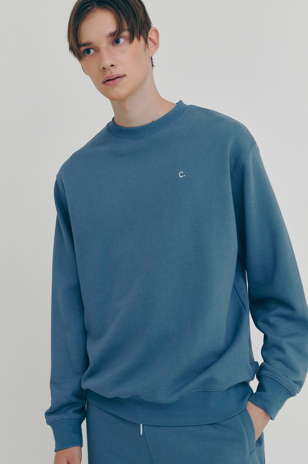 Active Sweatshirt Men - Blue