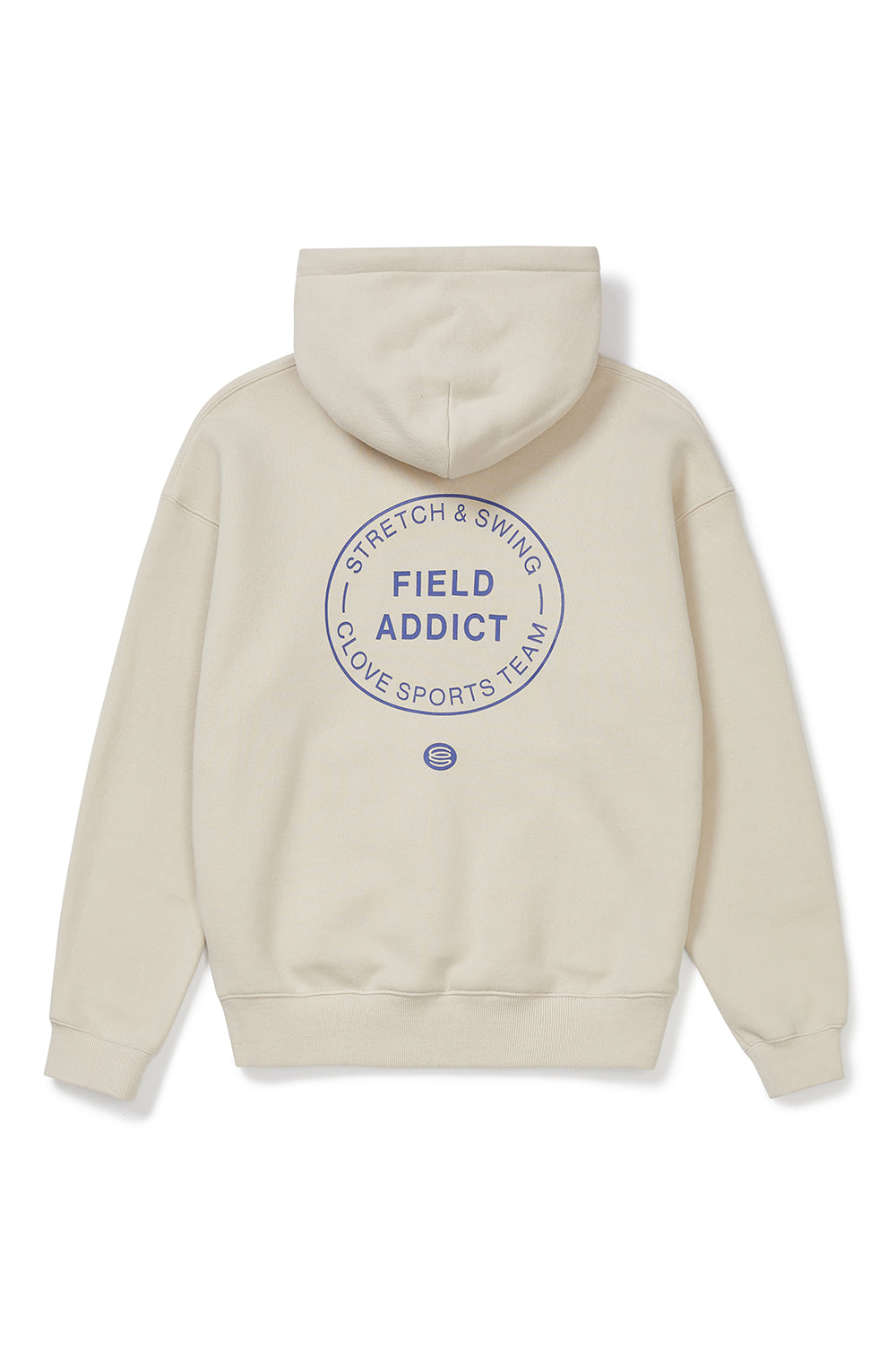 Logo Fleece-Lined Hoody - Beige