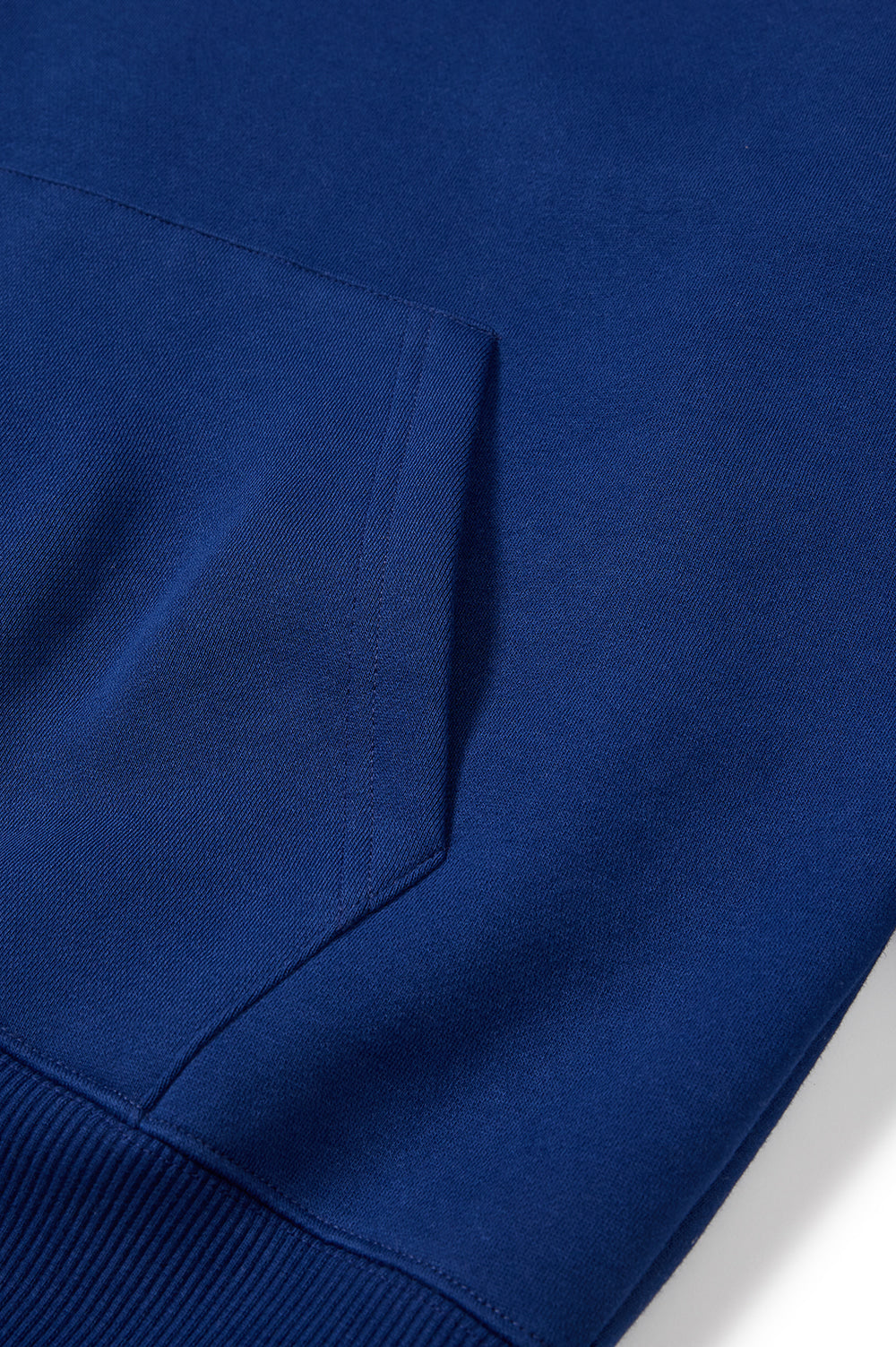 Logo Fleece-Lined Hoody - Blue