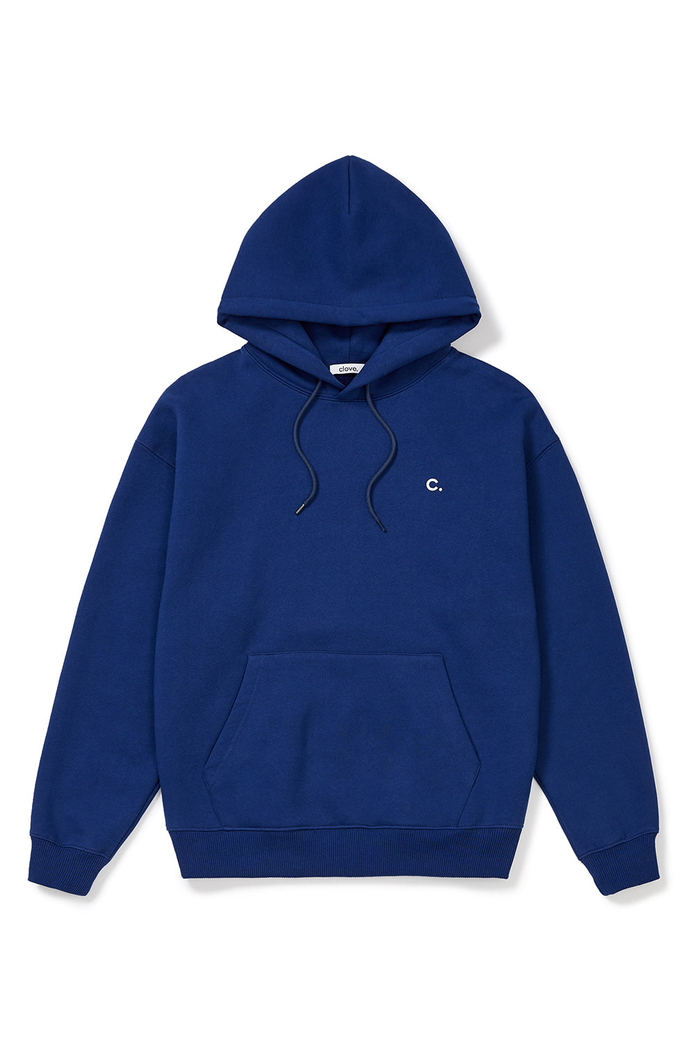 Logo Fleece-Lined Hoody - Blue