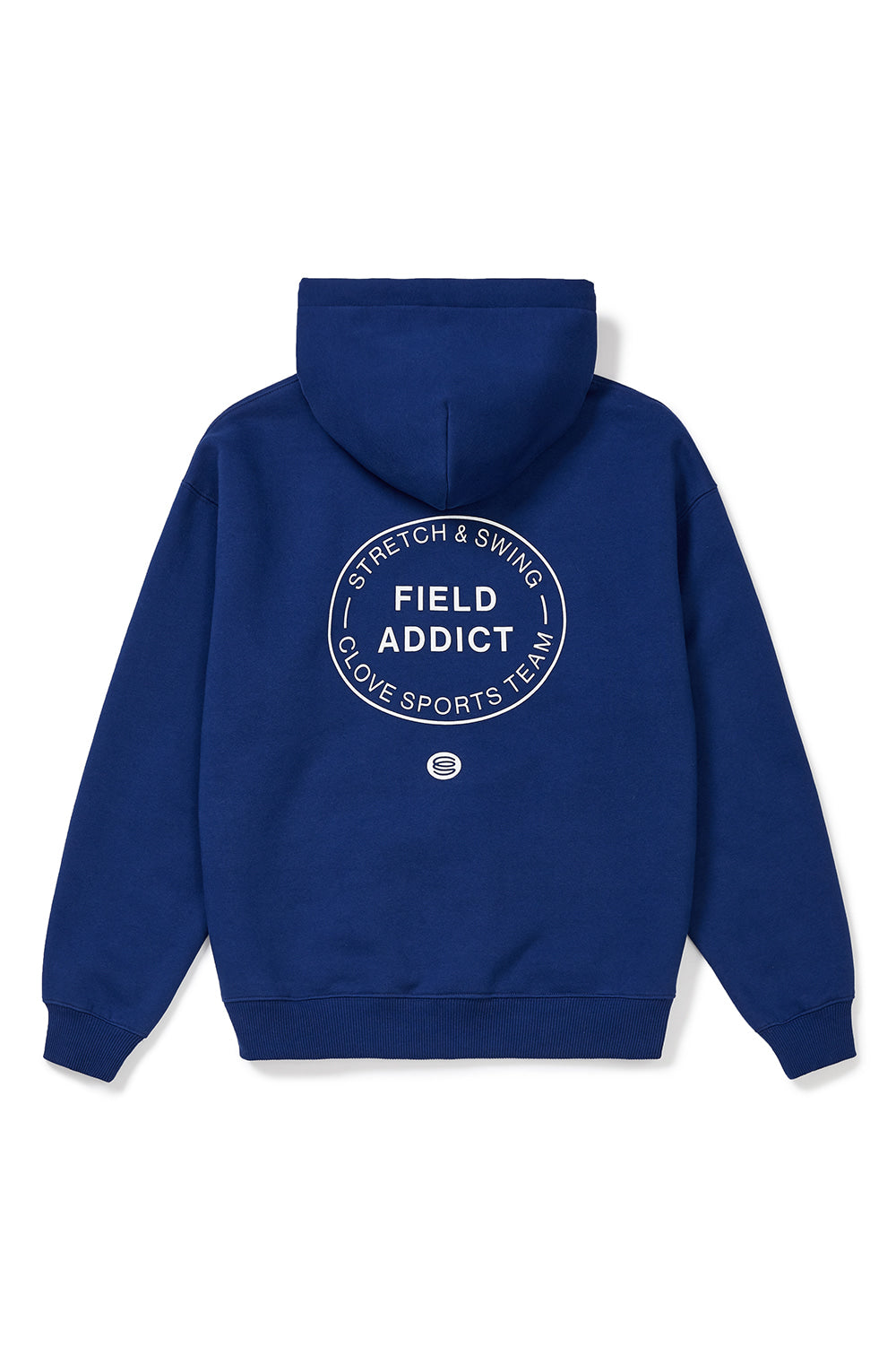 Logo Fleece-Lined Hoody - Blue