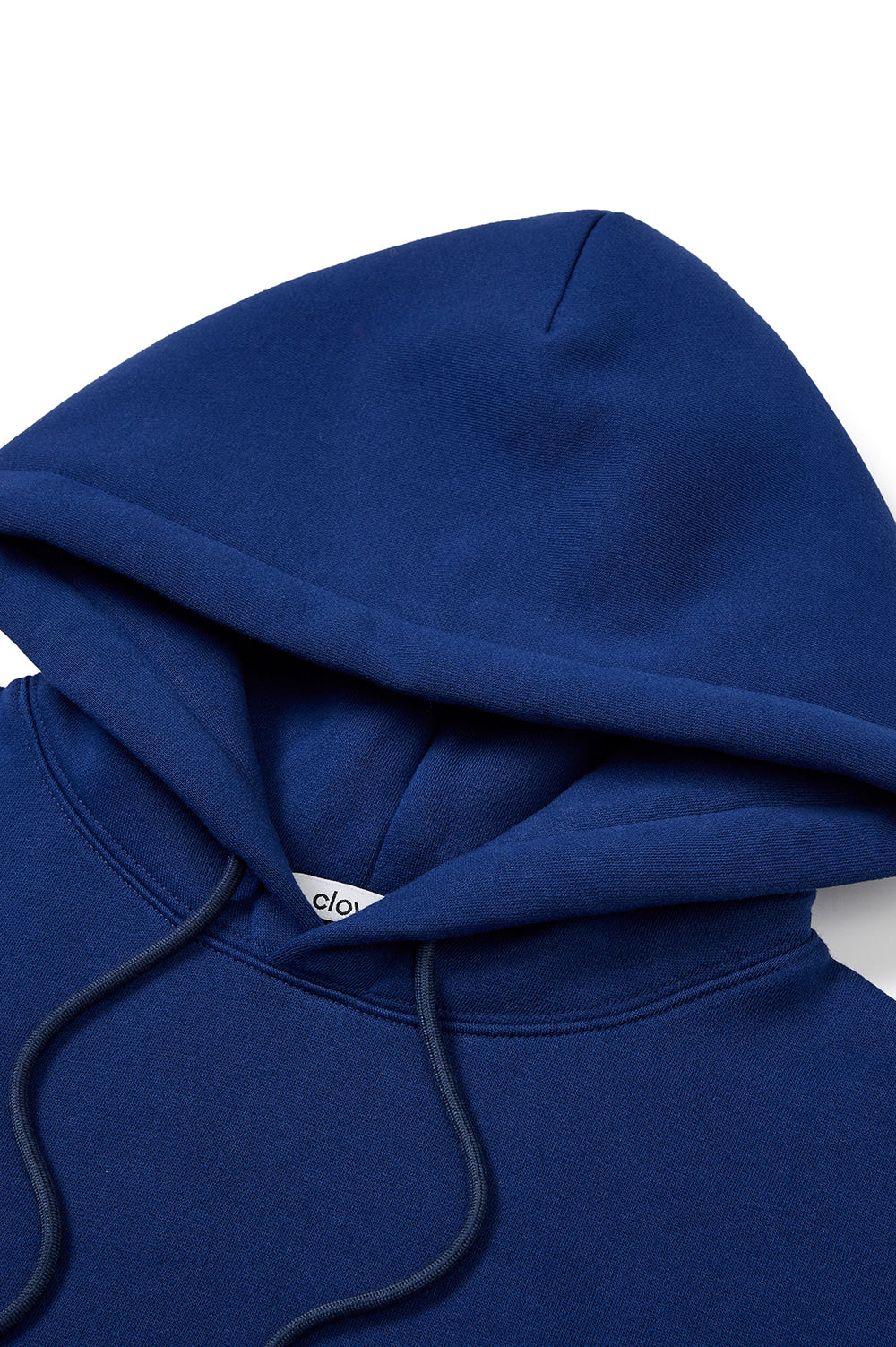 Logo Fleece-Lined Hoody - Blue