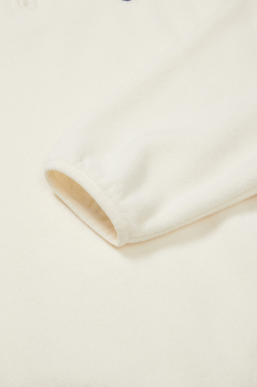 Basic Fleece Half-Zip - Ivory