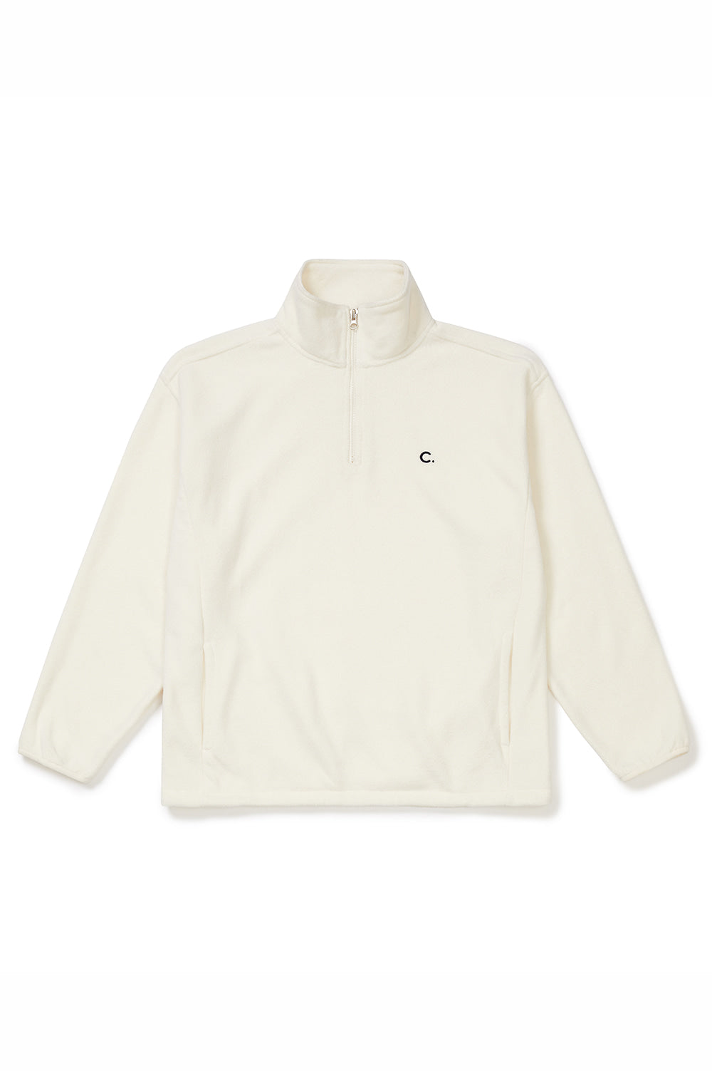 Basic Fleece Half-Zip - Ivory