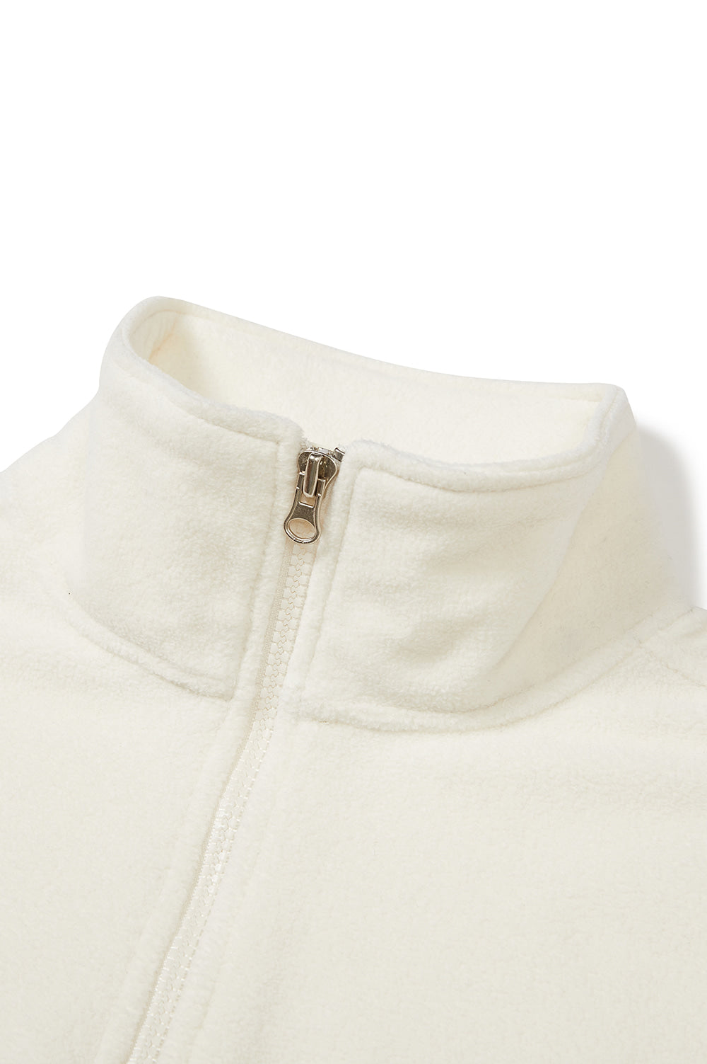 Basic Fleece Half-Zip - Ivory