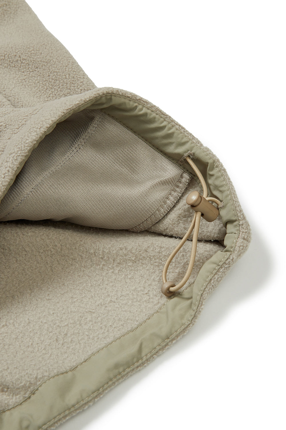 Basic Fleece Half-Zip - Beige