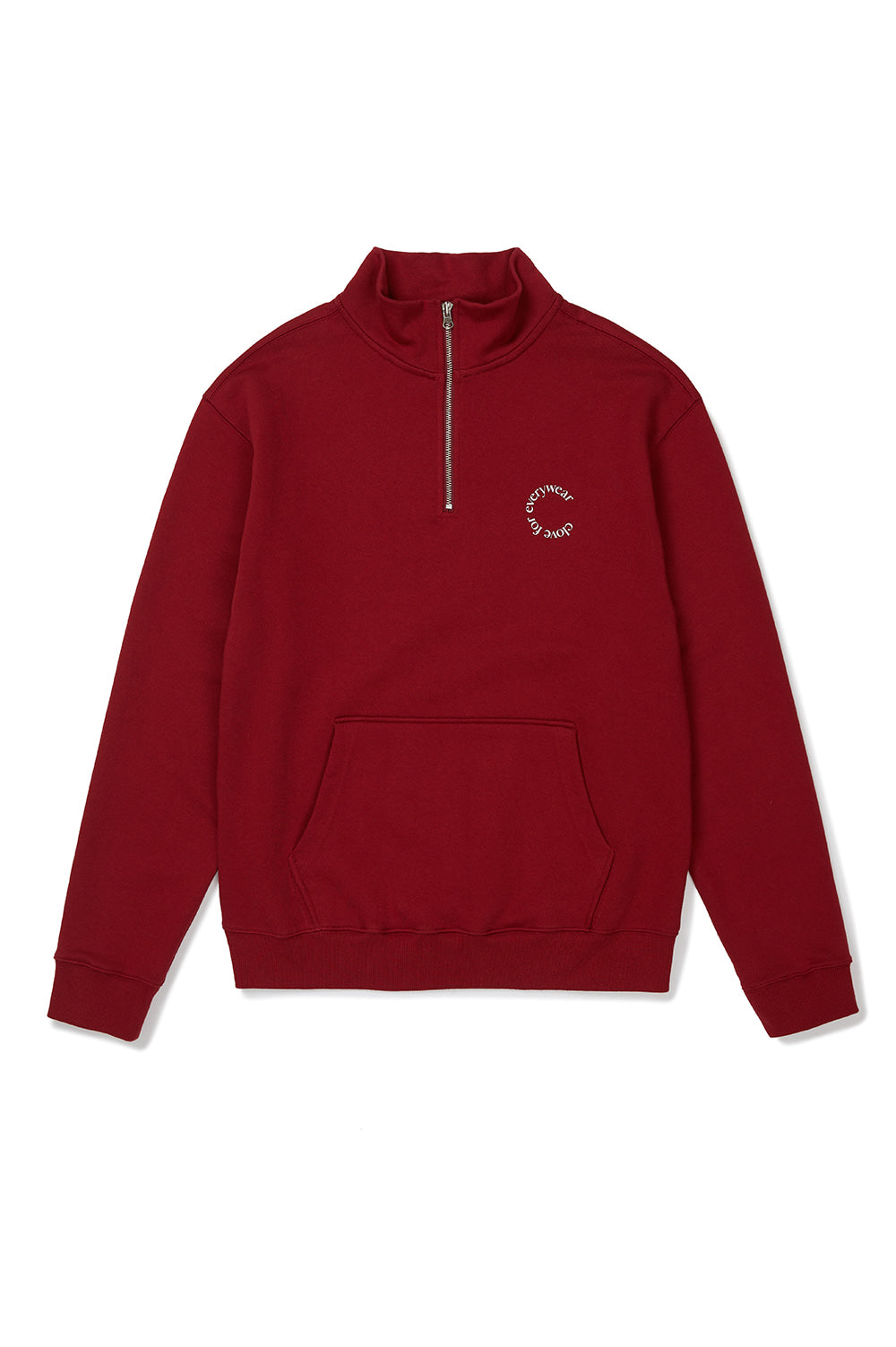 Active Half-Zip Sweatshirt - Burgundy