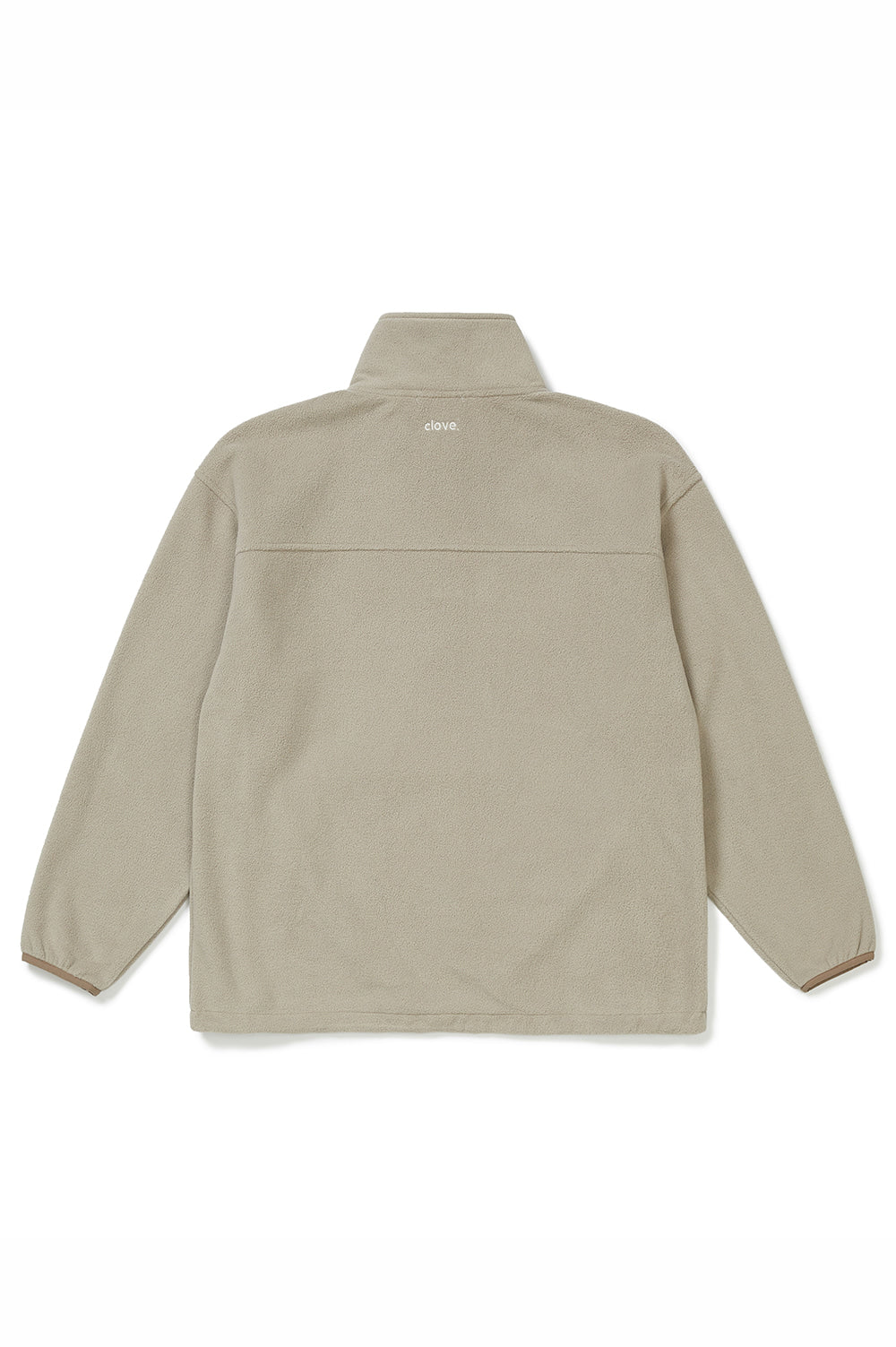 Basic Fleece Half-Zip - Beige