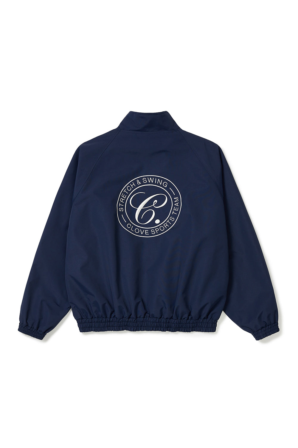 Embroidered Blouson - Navy