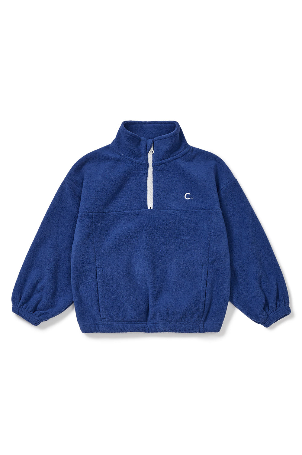 Logo Fleece Half-Zip Kids - Blue