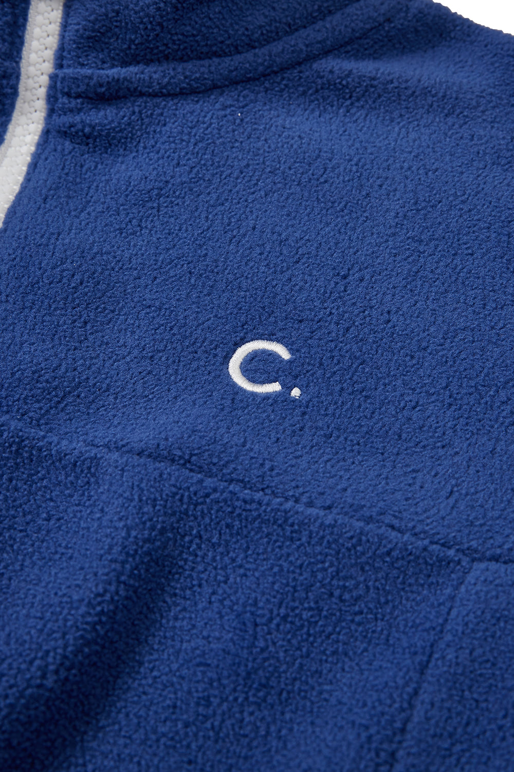 Logo Fleece Half-Zip Kids - Blue