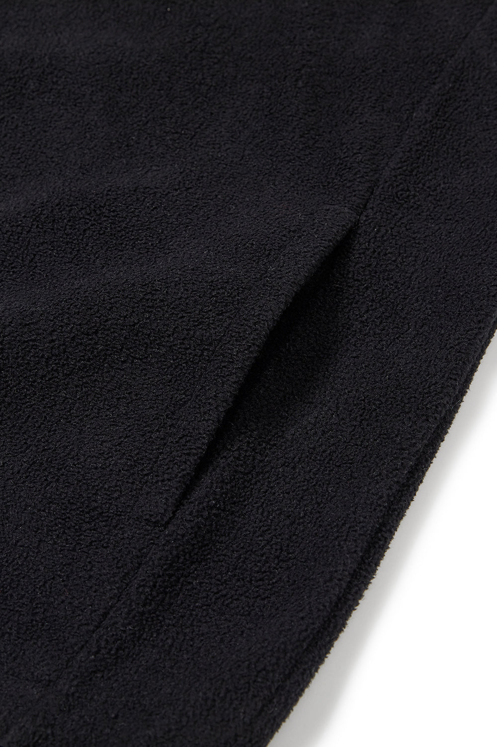 Basic Fleece Half-Zip - Black