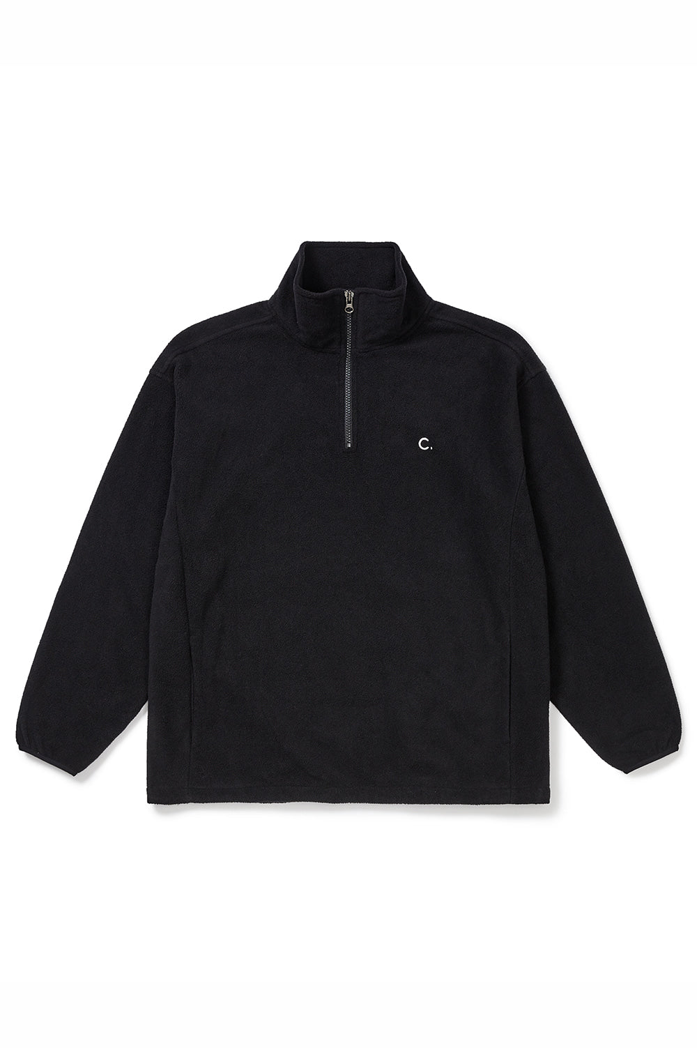 Basic Fleece Half-Zip - Black