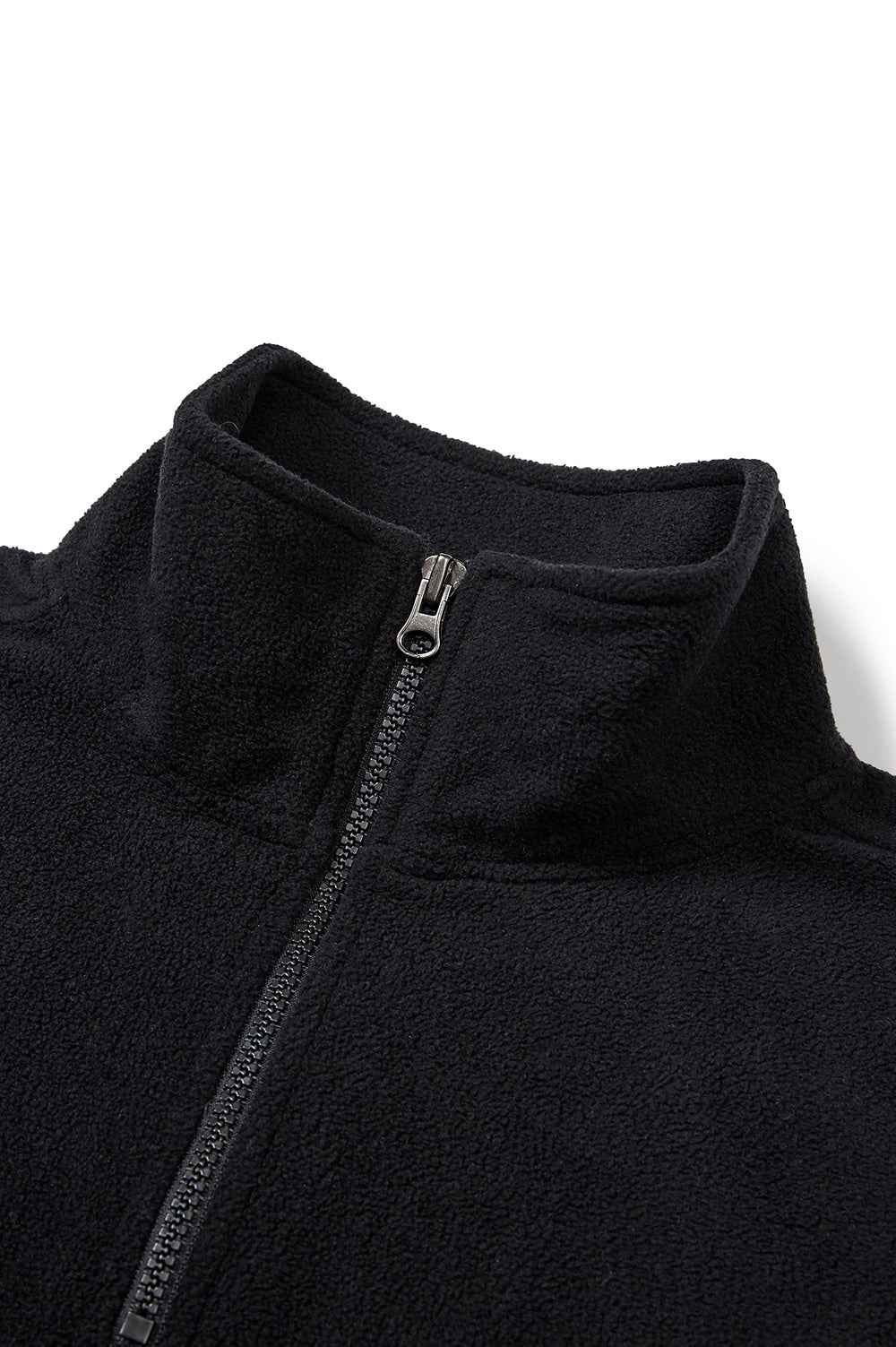 Basic Fleece Half-Zip - Black