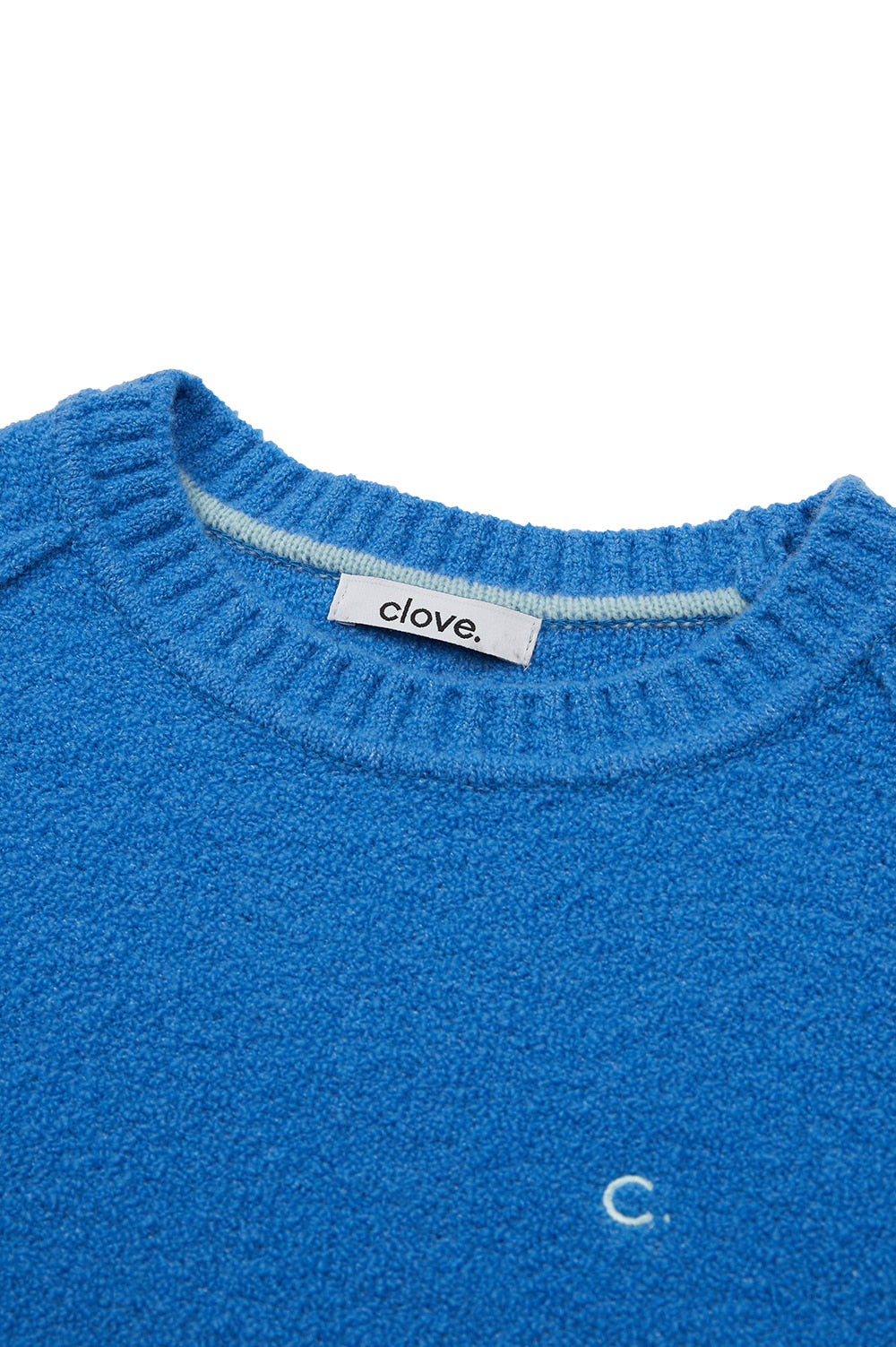 Boucle Pullover Knit - Blue