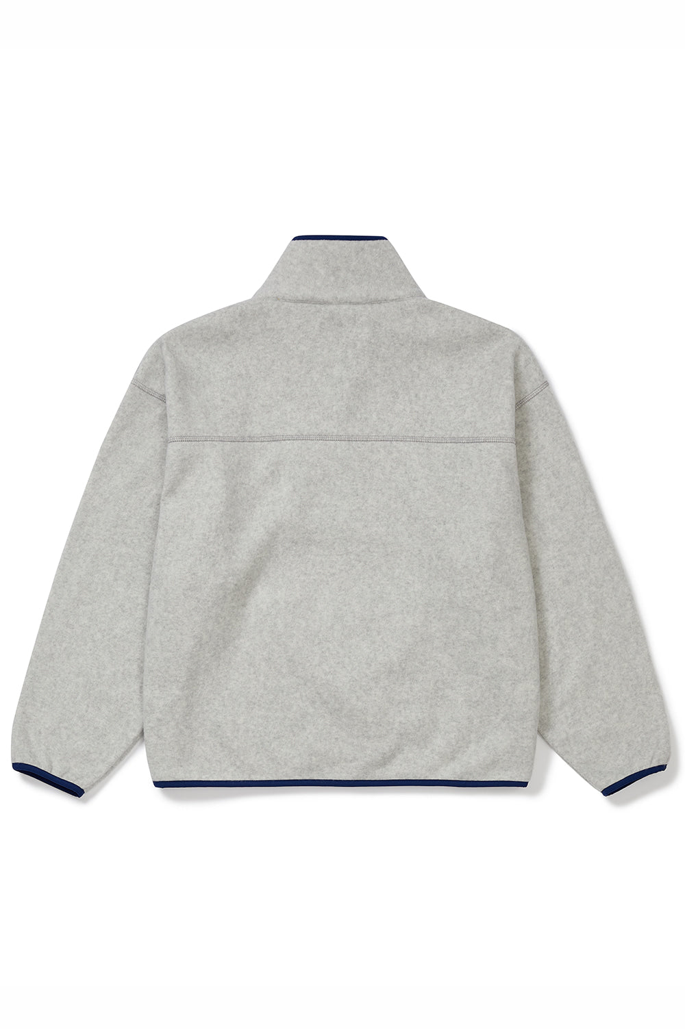 Colored Fleece Half-Zip - Light Gray