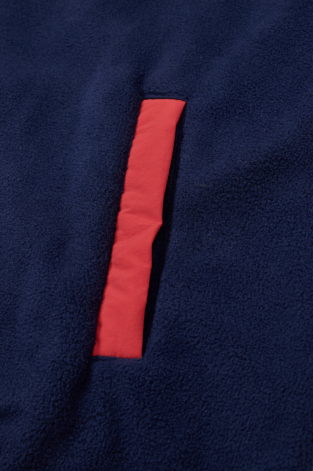 Colored Fleece Half-Zip - Navy