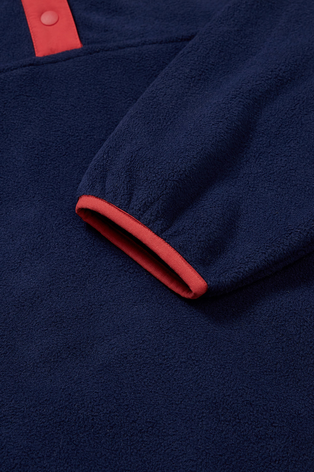 Colored Fleece Half-Zip - Navy