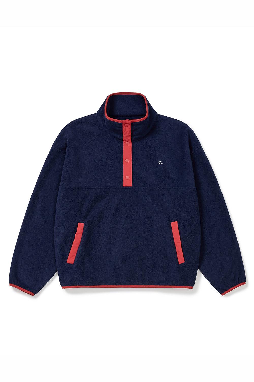 Colored Fleece Half-Zip - Navy