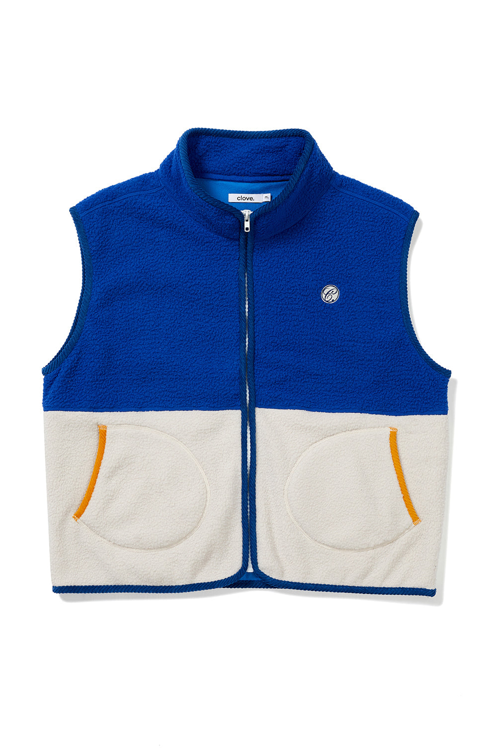 Boa Fleece Vest - Blue