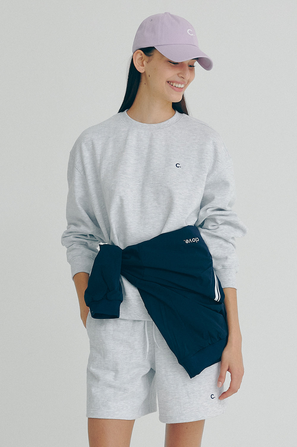 Active Sweatshirt Women - Light Gray