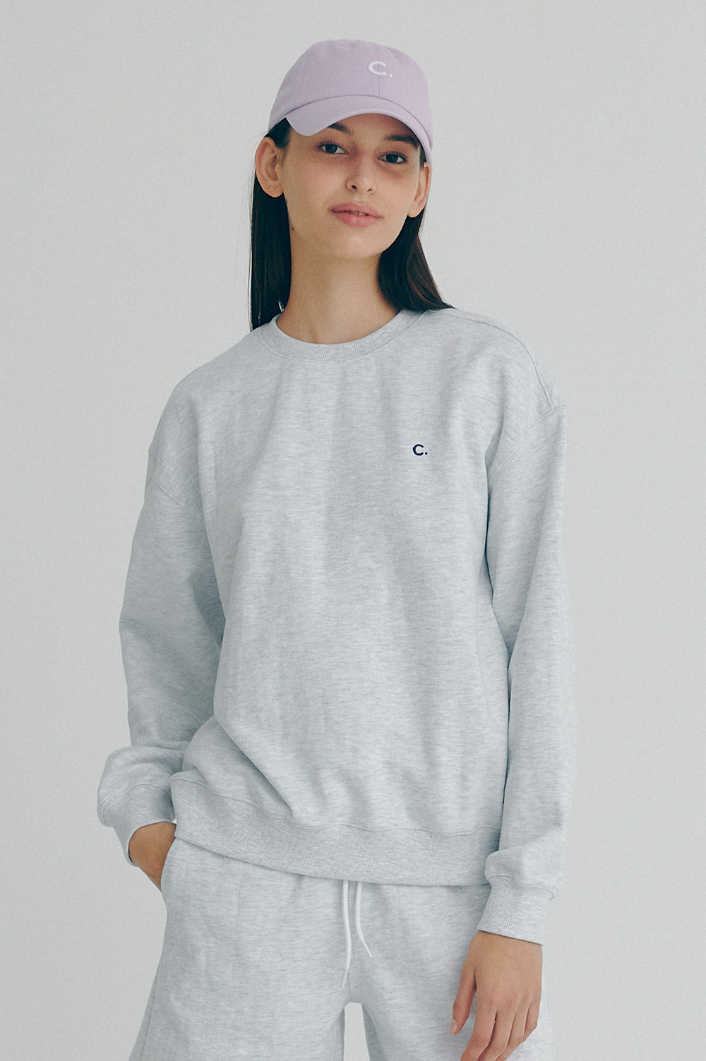 Active Sweatshirt Women - Light Gray