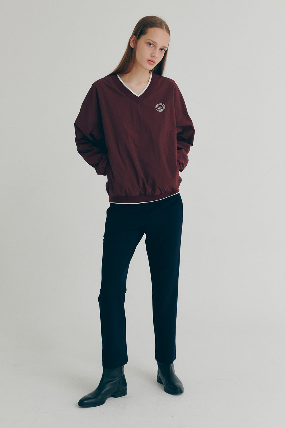 Performance Pullover - Burgundy