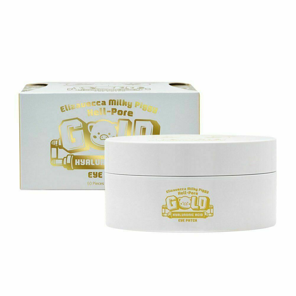 Elizavecca Milky Piggy Hell-Pore Gold Hyaluronic Acid Eye Patch 60ea 90g - Dodoskin