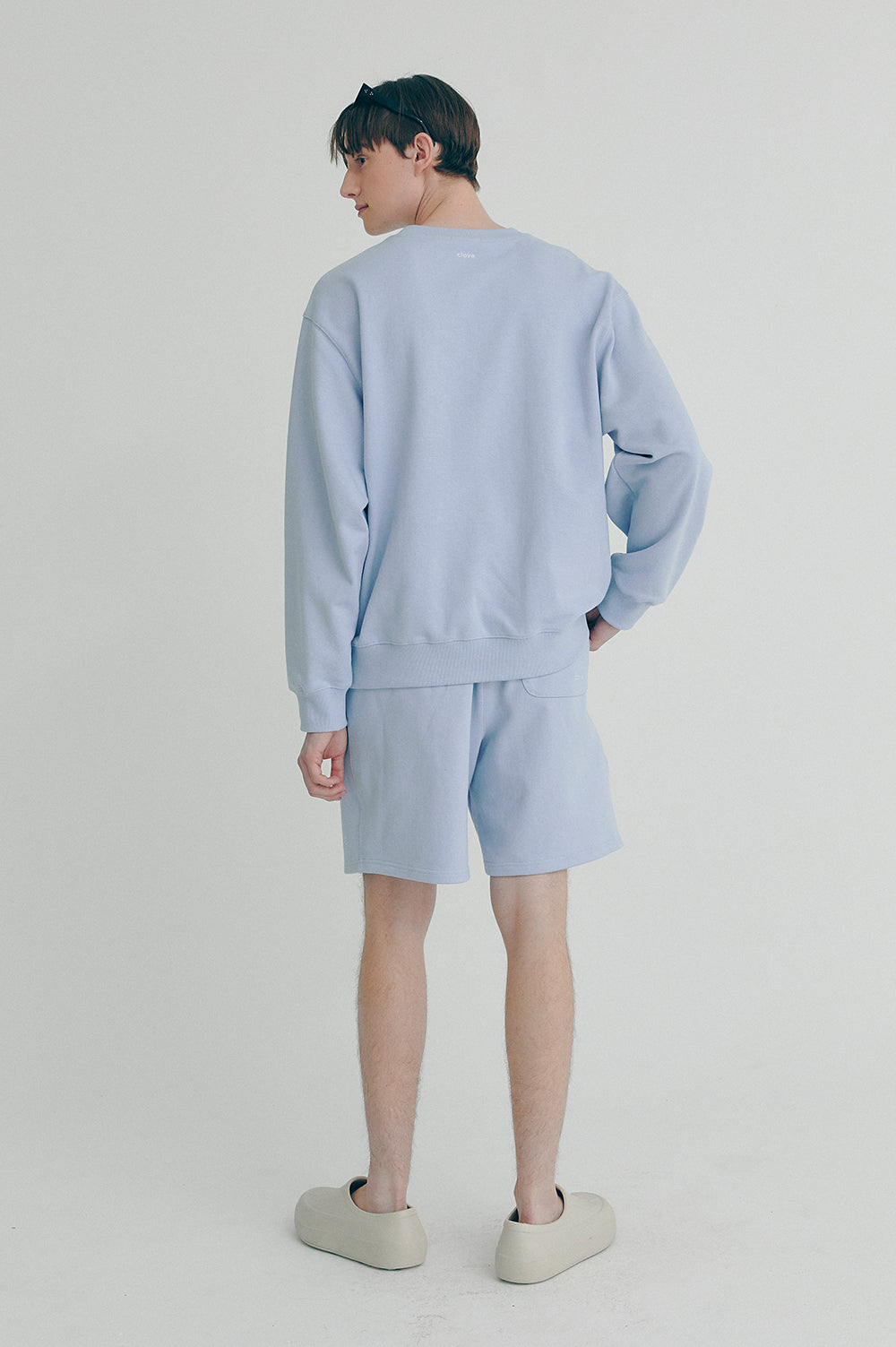 Active Sweatshirt Men - Sky Blue