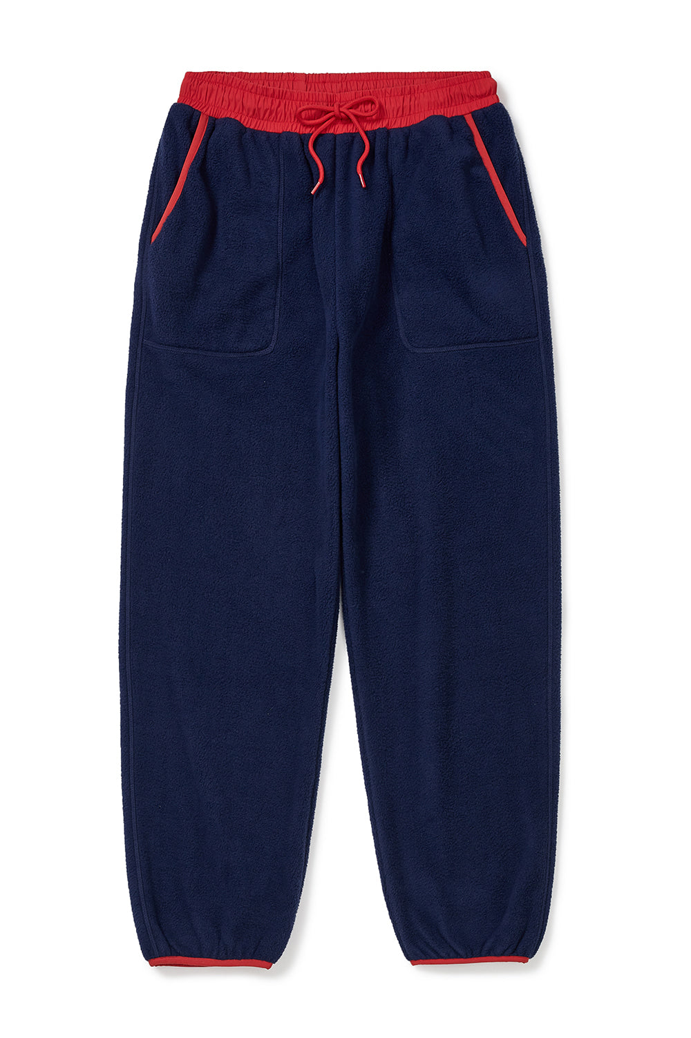 Colored Fleece Pants Women - Navy