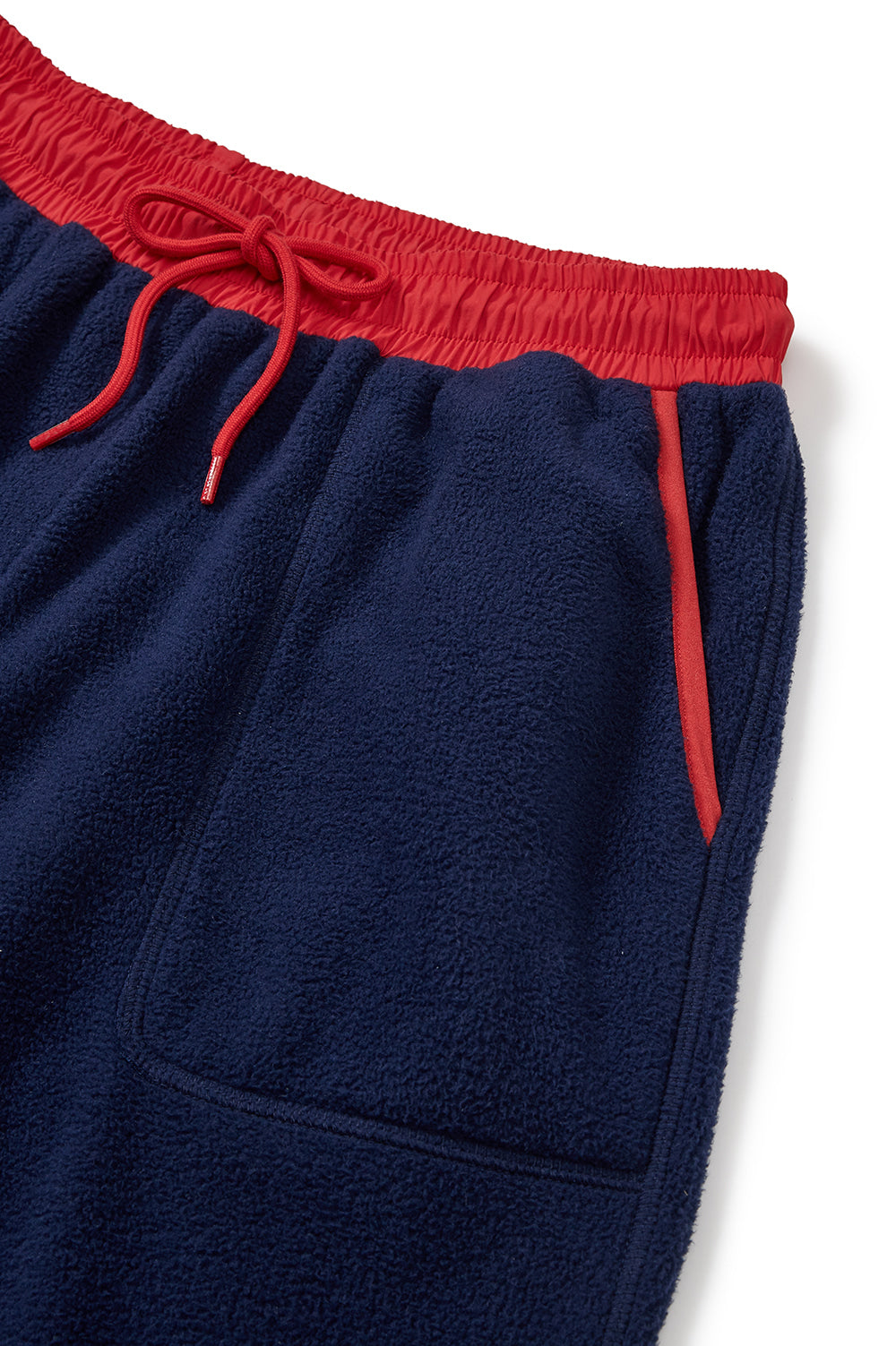 Colored Fleece Pants Women - Navy