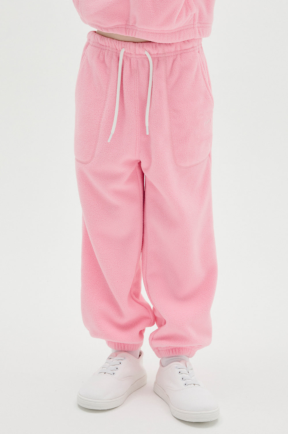 Logo Fleece Pants Kids - Pink