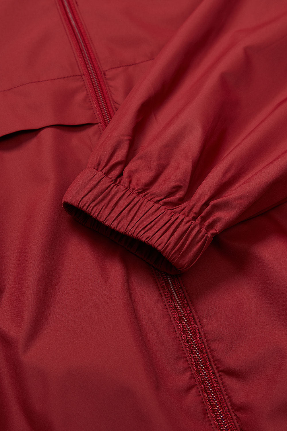 Hooded Windbreaker - Burgundy