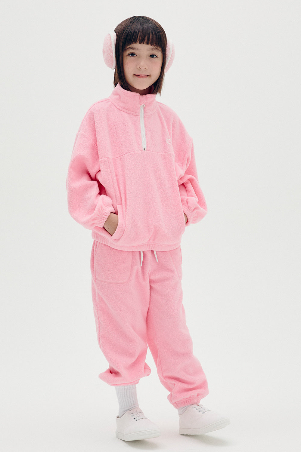 Logo Fleece Pants Kids - Pink