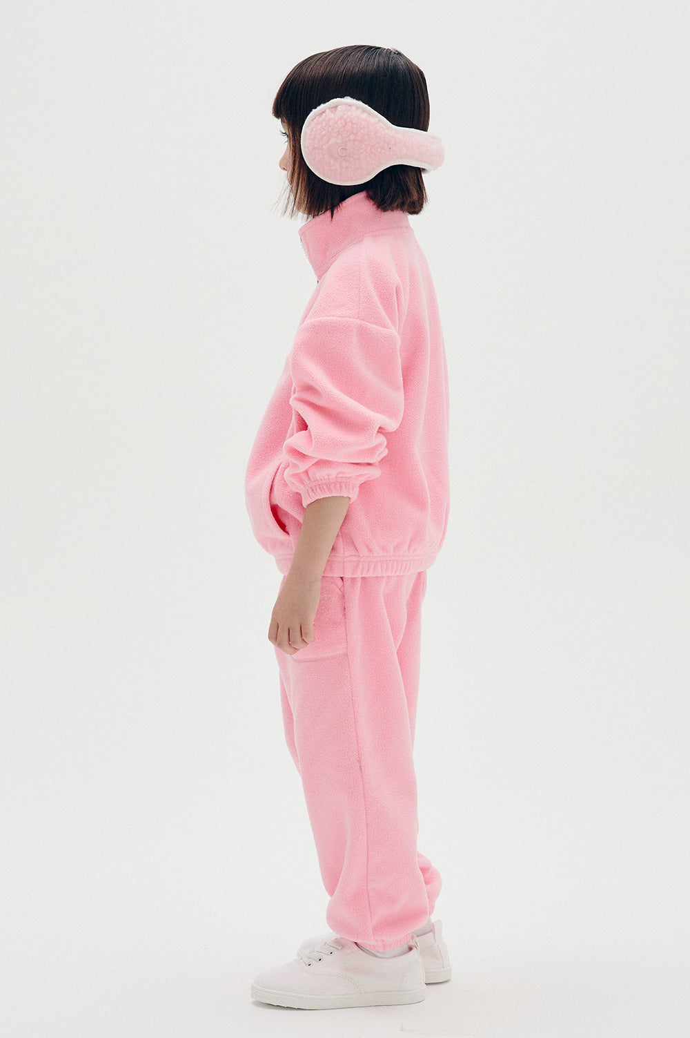 Logo Fleece Pants Kids - Pink