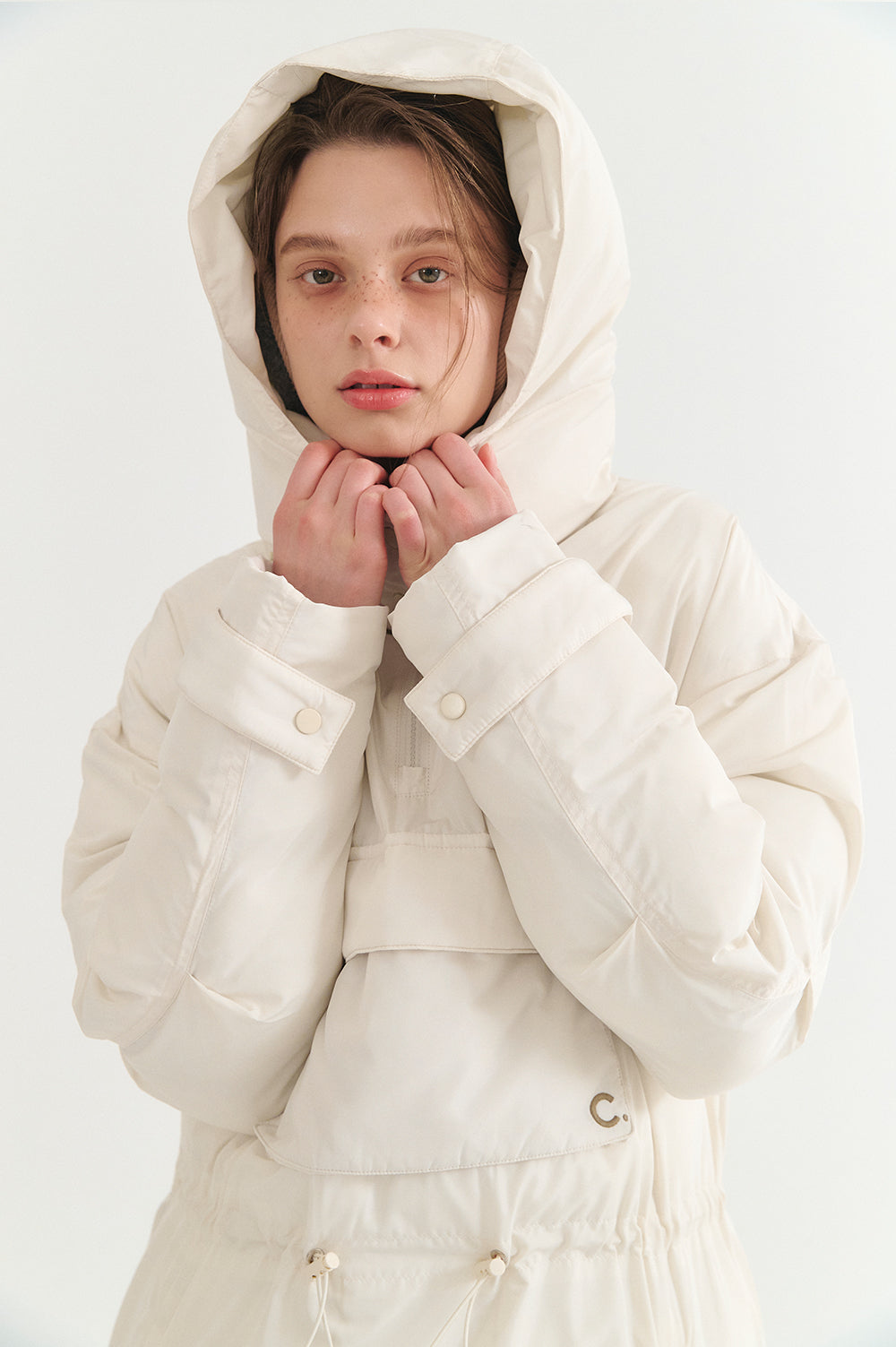 Goose Down Anorak - Ivory