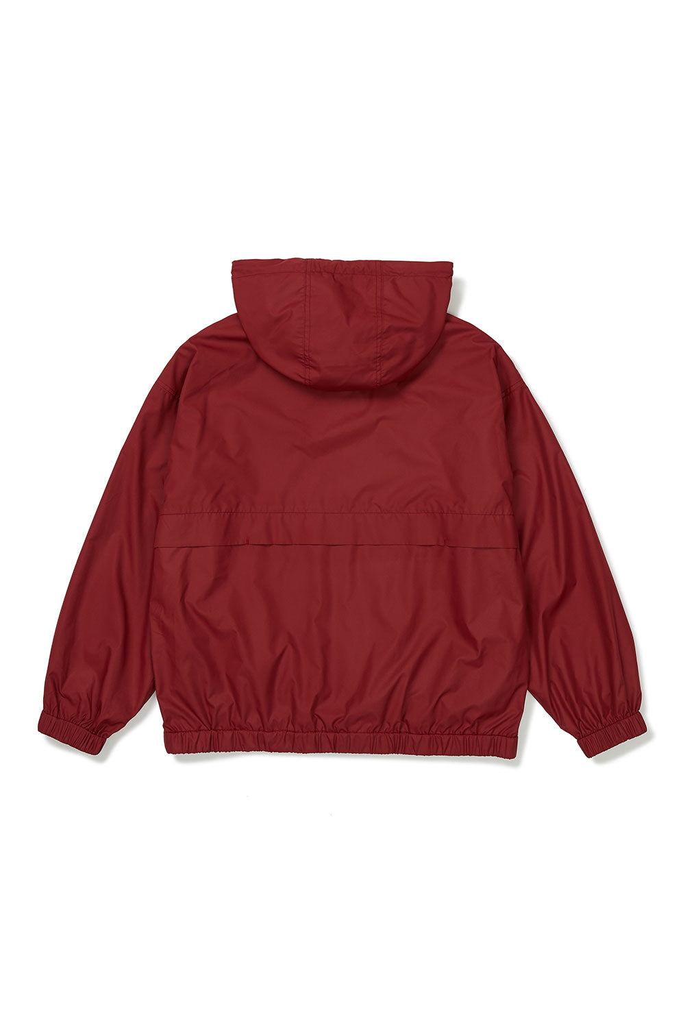 Hooded Windbreaker - Burgundy