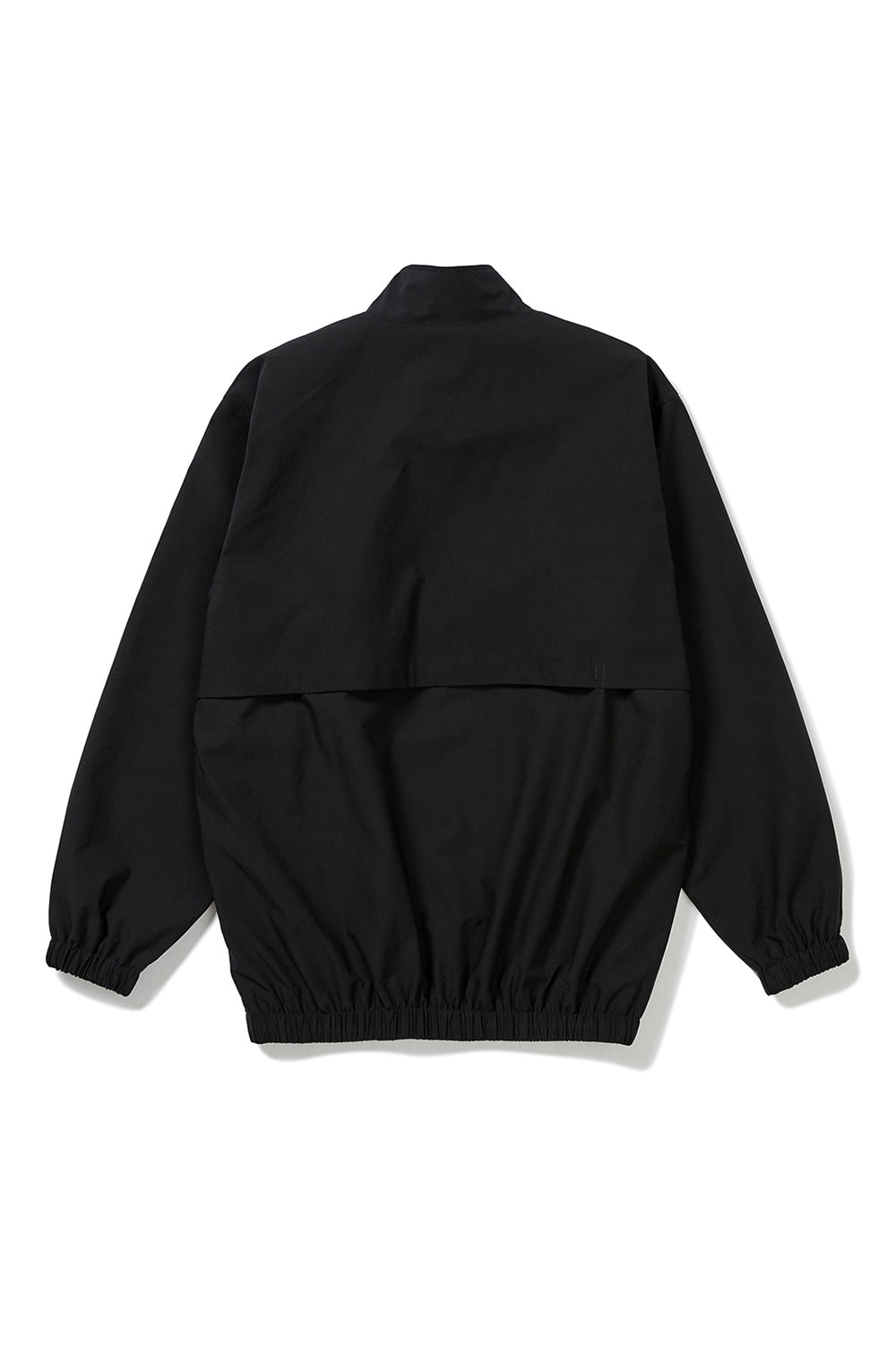 Layered High Neck Pullover - Black