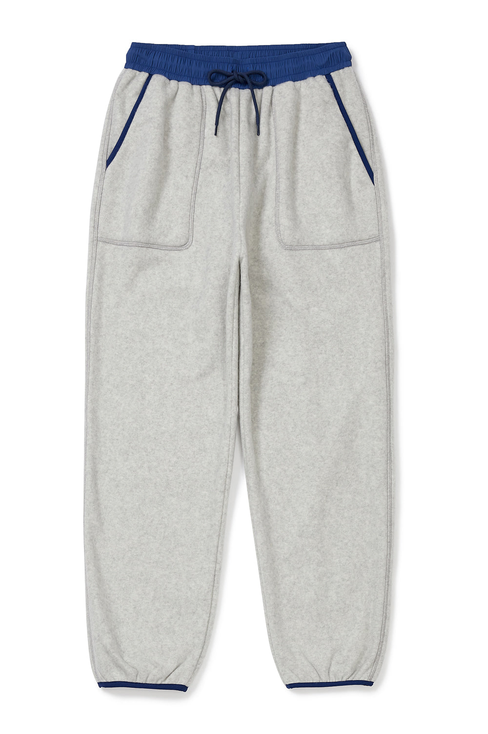 Colored Fleece Pants Women - Light Gray