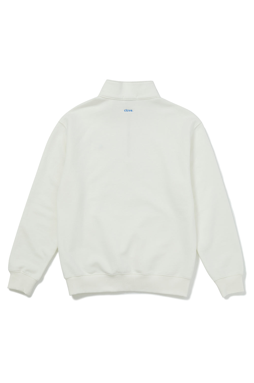 tandard Half-Zip Sweatshirt - White