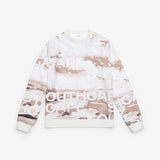 Men's South Cape Print Sweatshirt - Beige