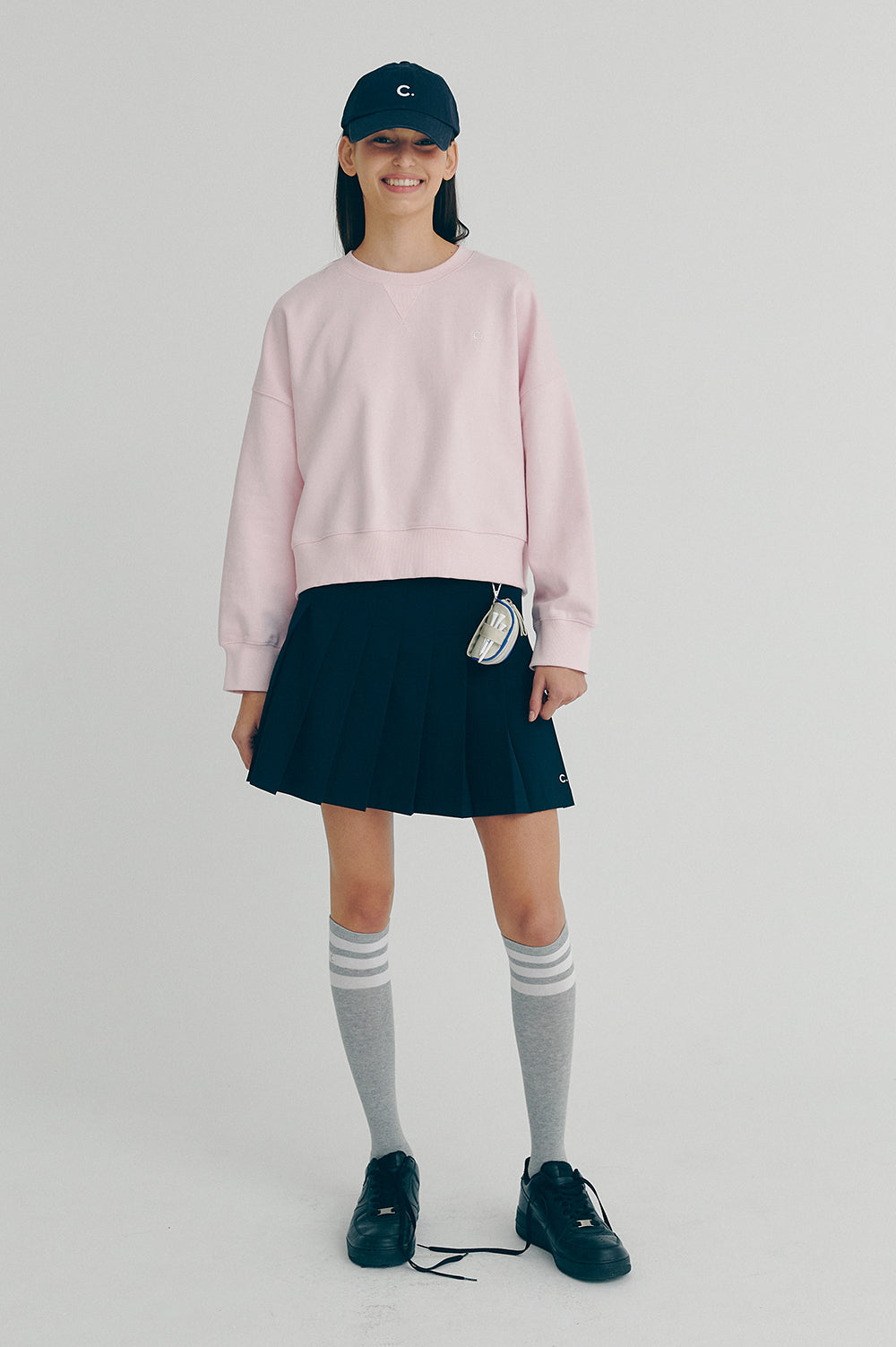 Active Crop Sweatshirt - Pink