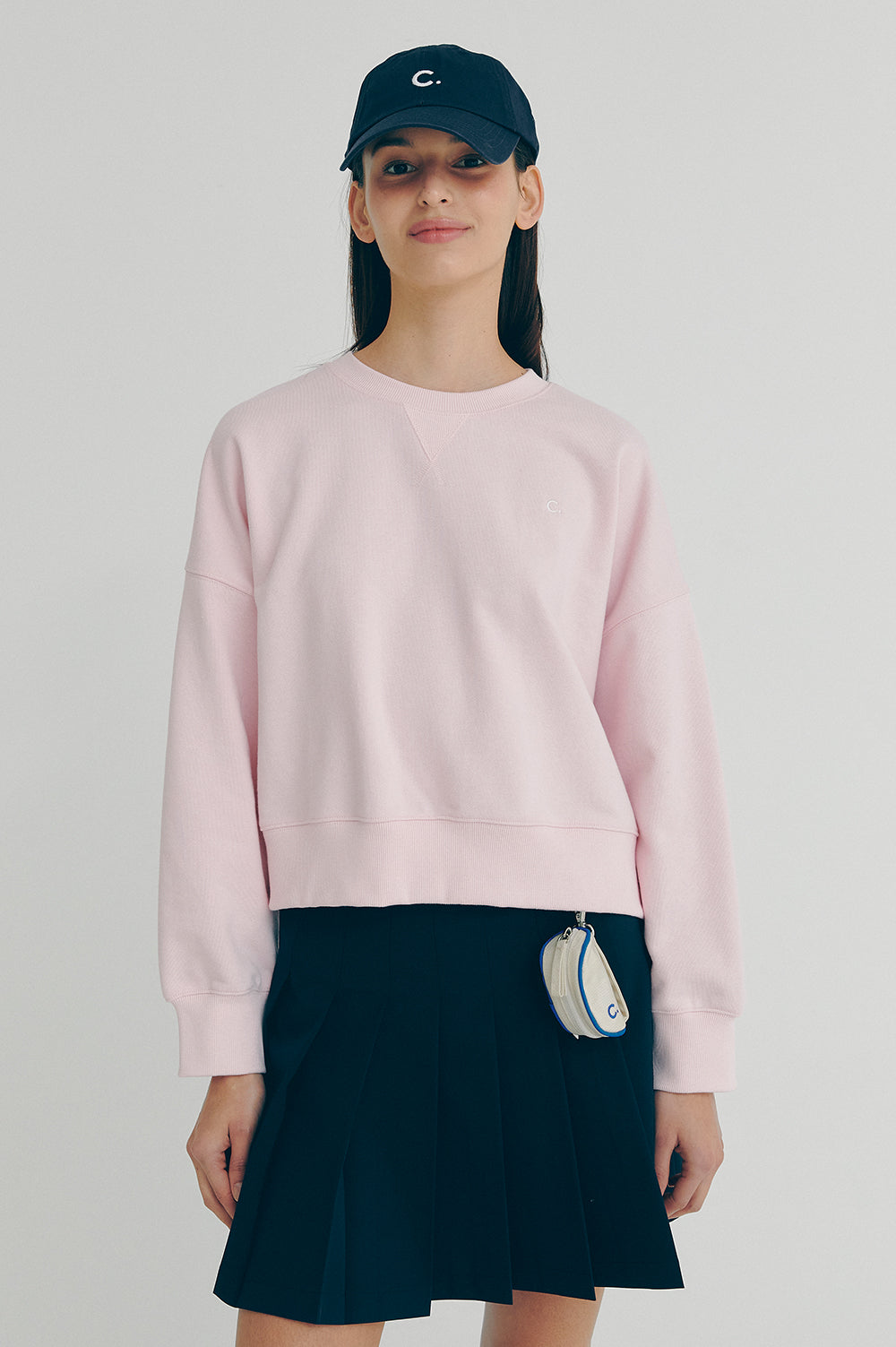 Active Crop Sweatshirt - Pink