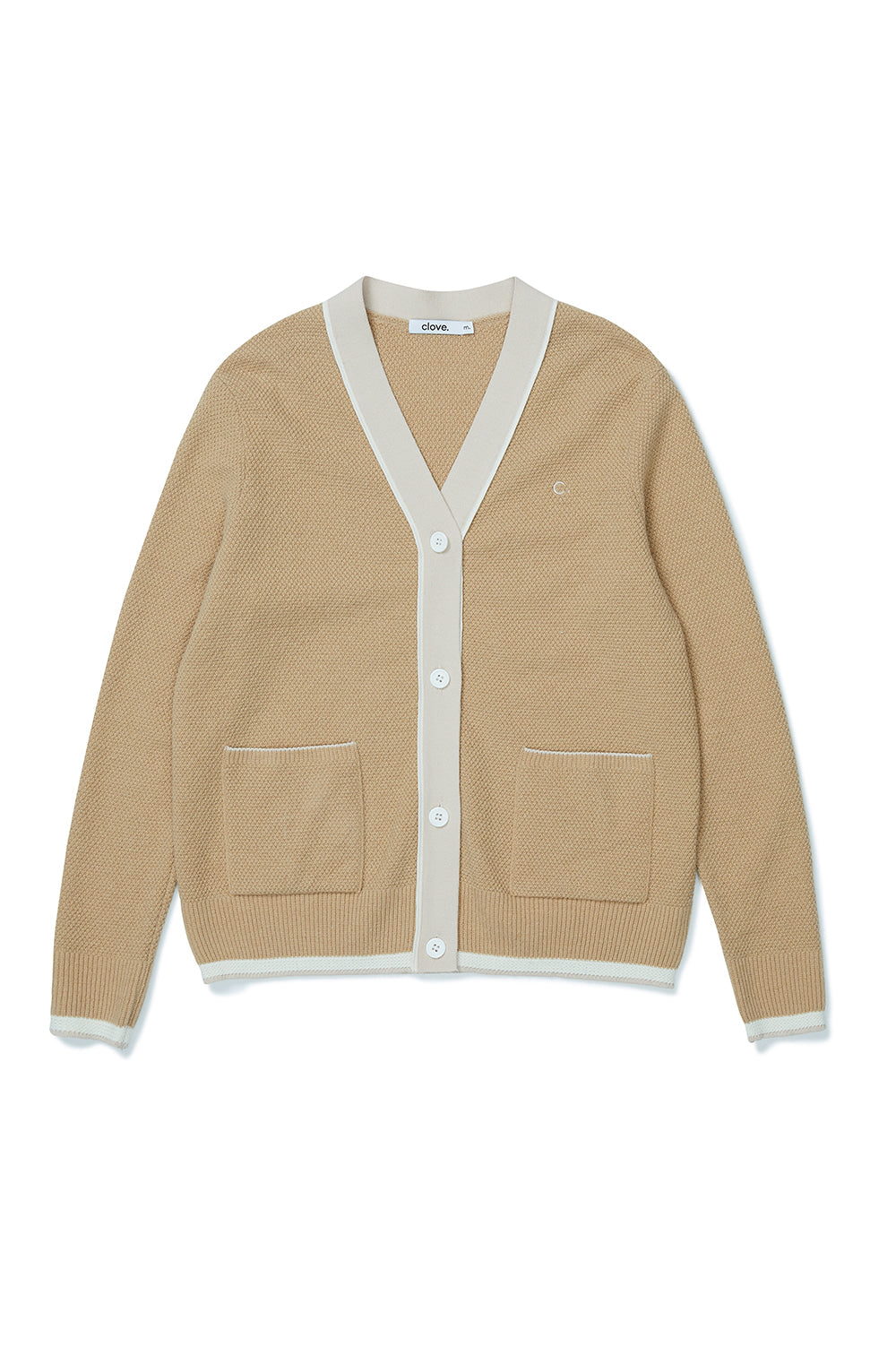 Cashmere Blended Knit Cardigan Women - Beige