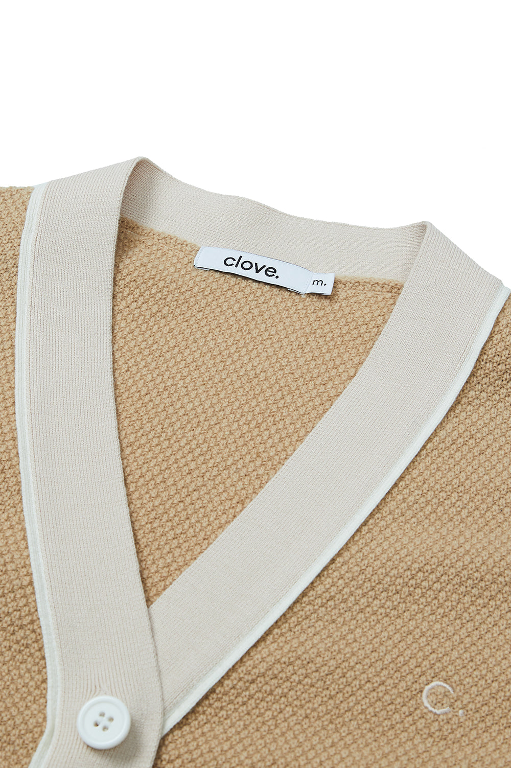 Cashmere Blended Knit Cardigan Women - Beige