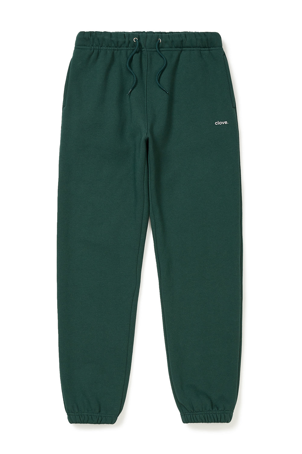 Logo Fleece-Lined Pants Women - Dark Green