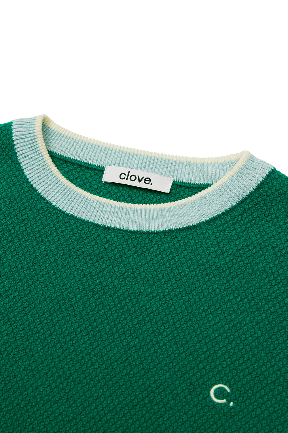 Cashmere Blended Line Knit Women - Green