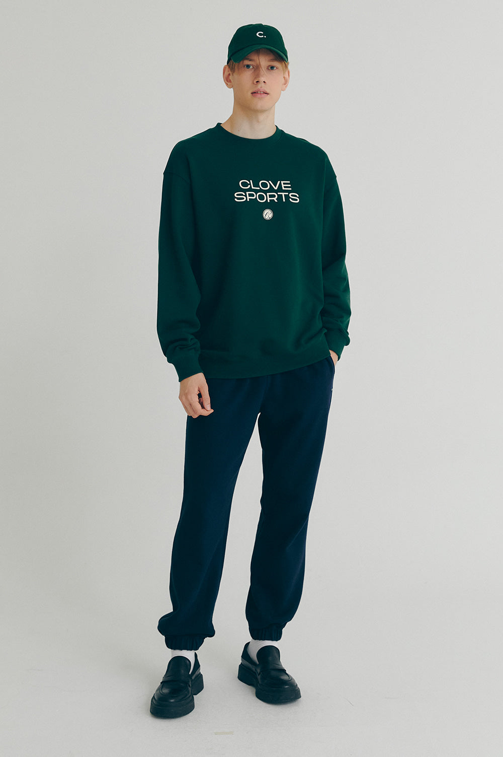 Sports Sweatshirt - Dark Green