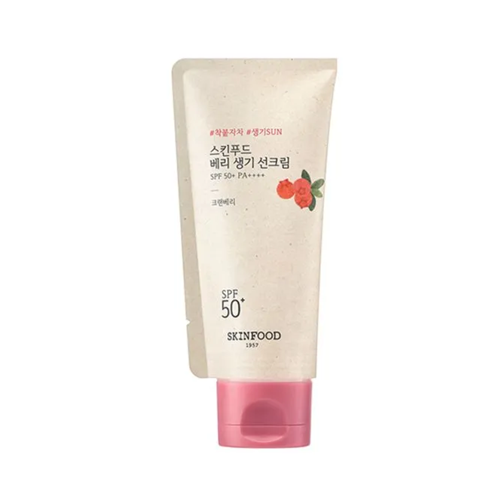 SKINFOOD Berry Glowing Sun Cream SPF 50+ PA++++ 50ml - DODOSKIN