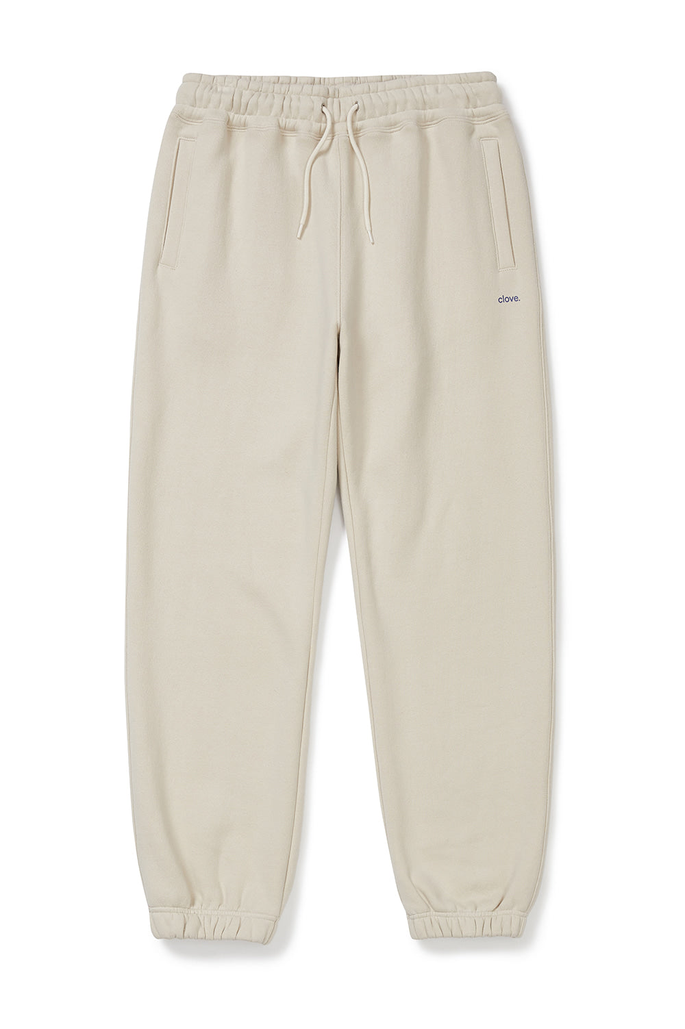 Logo Fleece-Lined Pants Men - Beige